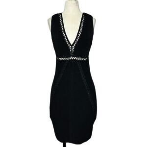 NWT Free People Ribbed Cutout Open Back Bodycon Mini Dress Small